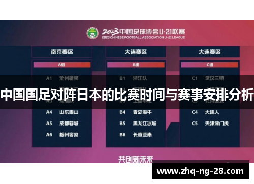 中国国足对阵日本的比赛时间与赛事安排分析